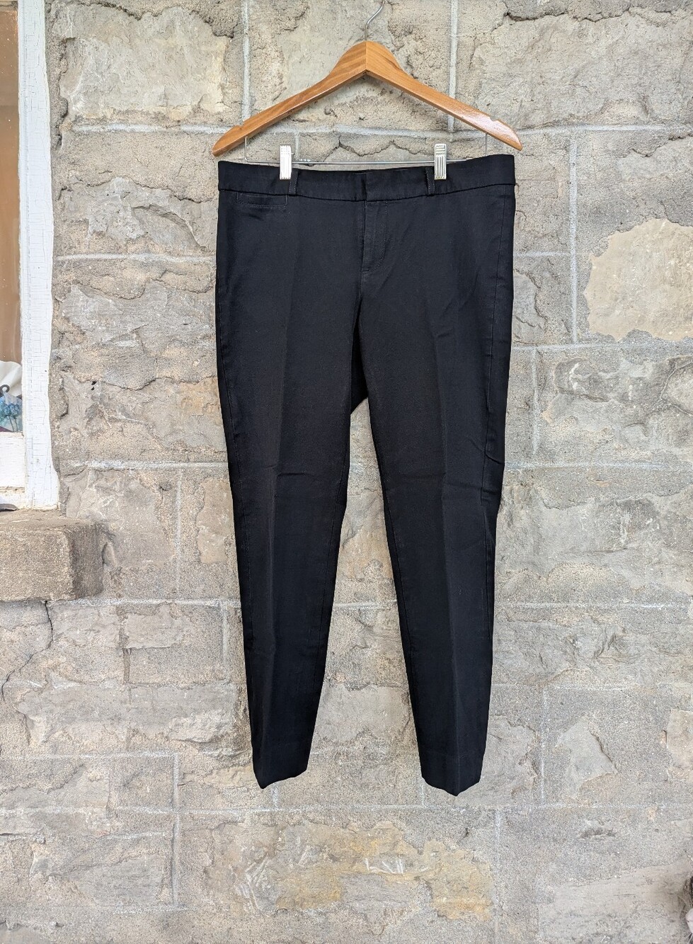 Banana Republic Sloan Slim/Straight Ankle Dress Pants Black